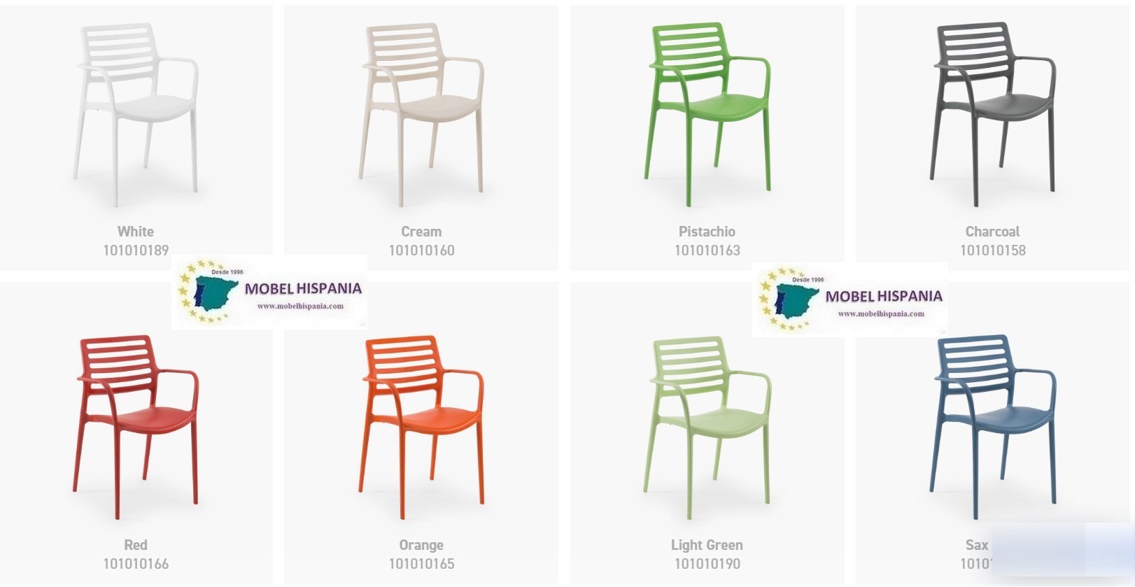 1150 Silla polipropileno azul 08 3