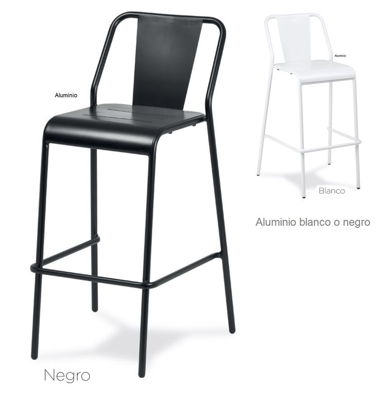 5024-taburete-aluminio-negro 5024 taburete aluminio negro