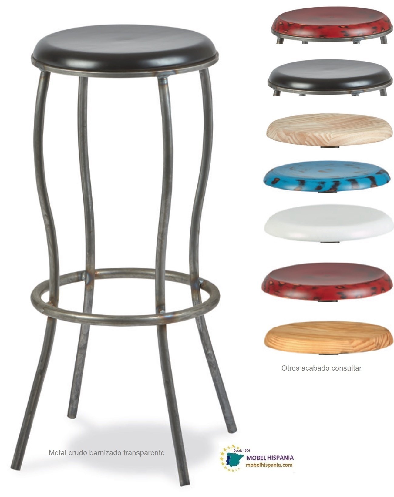 5030-taburete-metal-asiento-color 5030 taburete metal asiento color