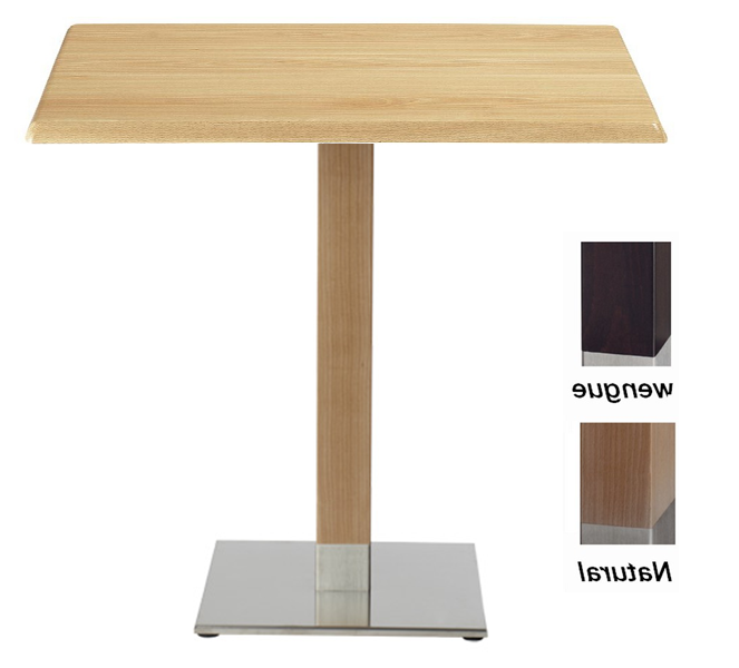 5150 Mesa inoxidable columna madera mobel hispania 05