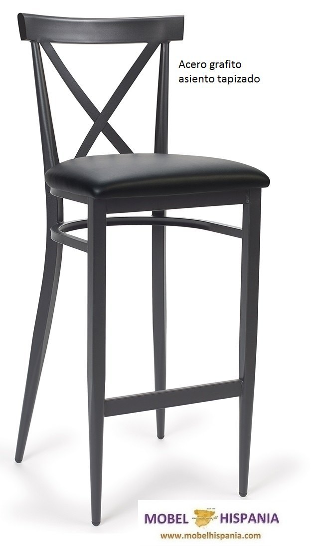 ORLANDO-banqueta-grafito-asiento-tapizado-negro ORLANDO banqueta grafito asiento tapizado negro