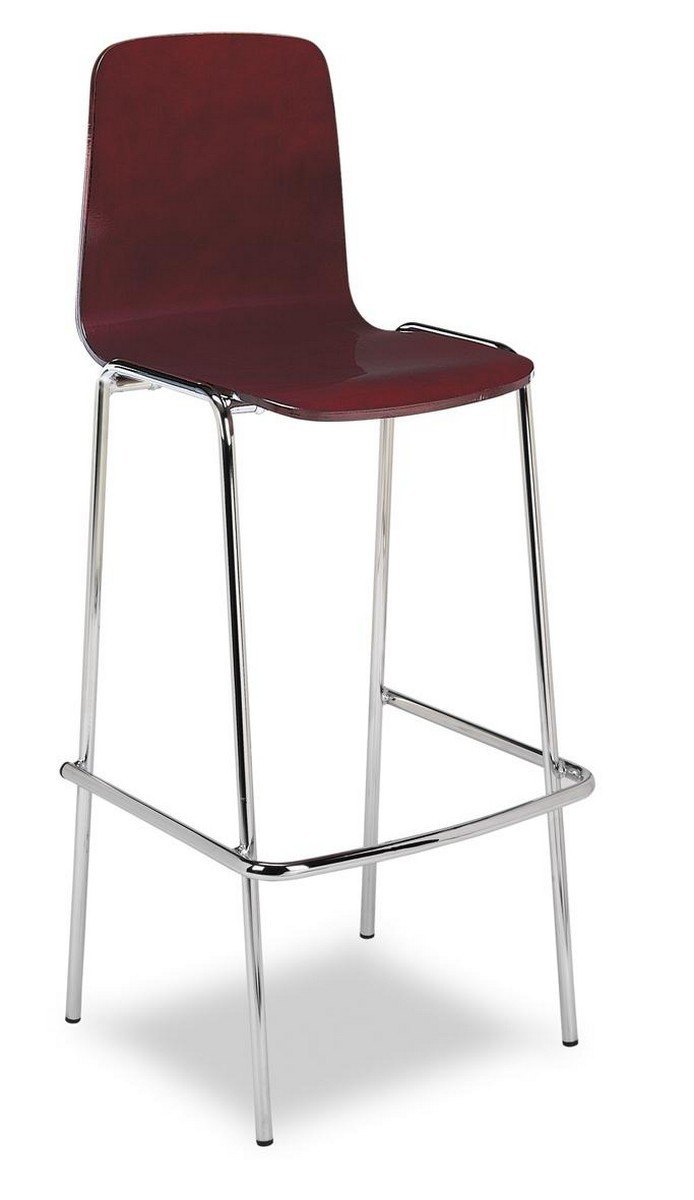 540 taburete metalico madera