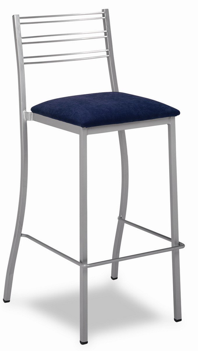 553 taburete metalico tapizado asiento