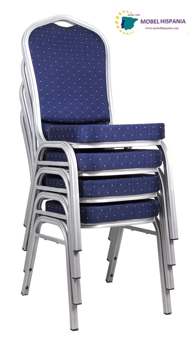 BLUES silla metal gris azul 1 02 1