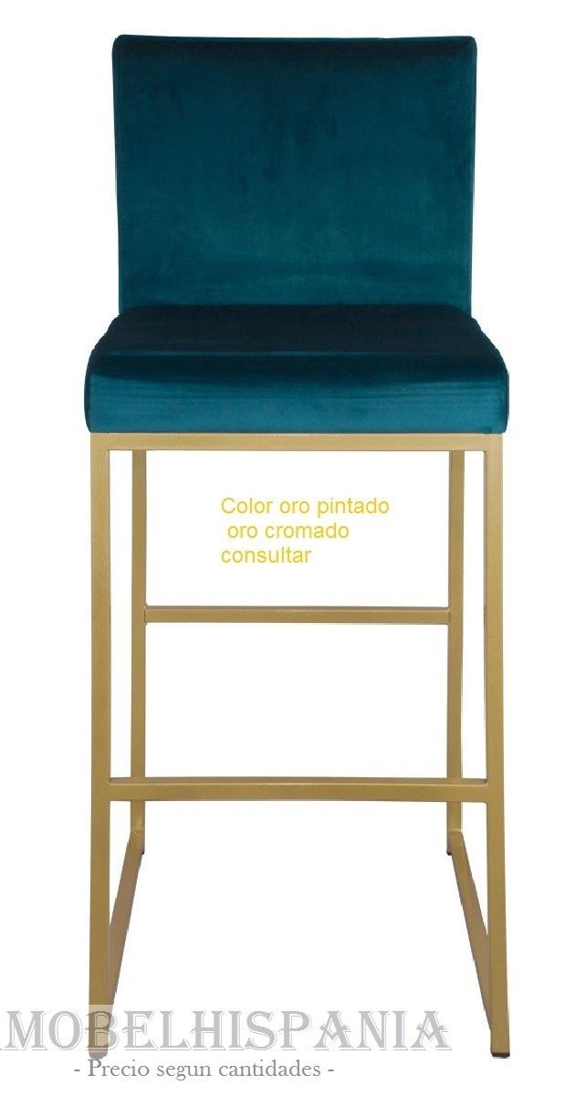 CHAPLIN-Dorado-taburete-metalico-tapizado_04 CHAPLIN Dorado taburete metalico tapizado 04