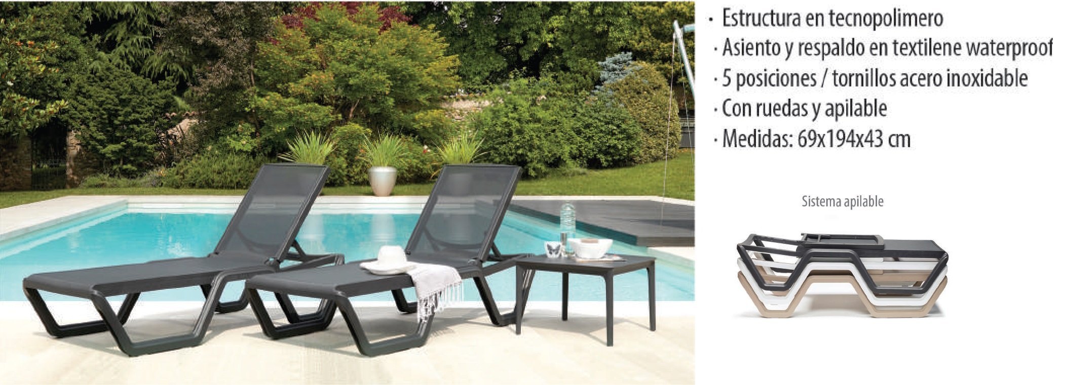 VELA-tumbona-blanca-textiline-azul_03 VELA tumbona blanca textiline azul 03