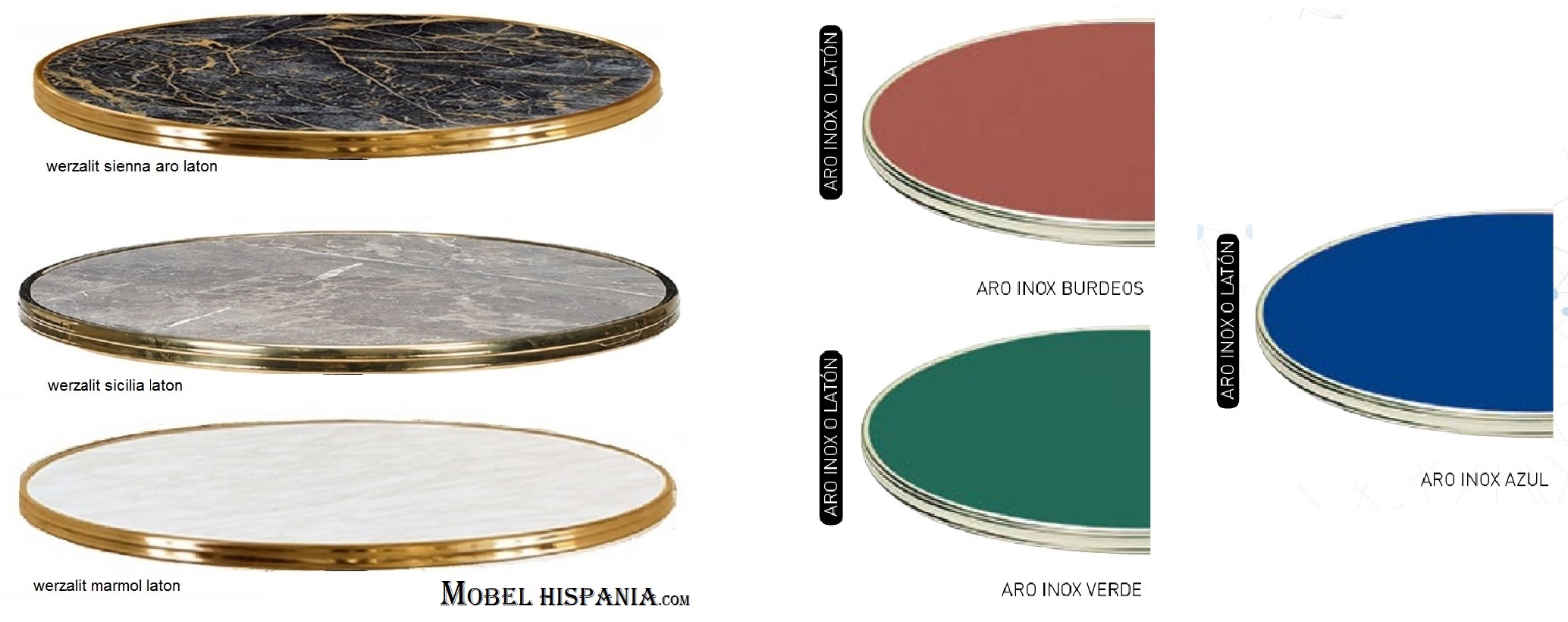 9322 Mesa metal werzalit sienna aro dorado 05