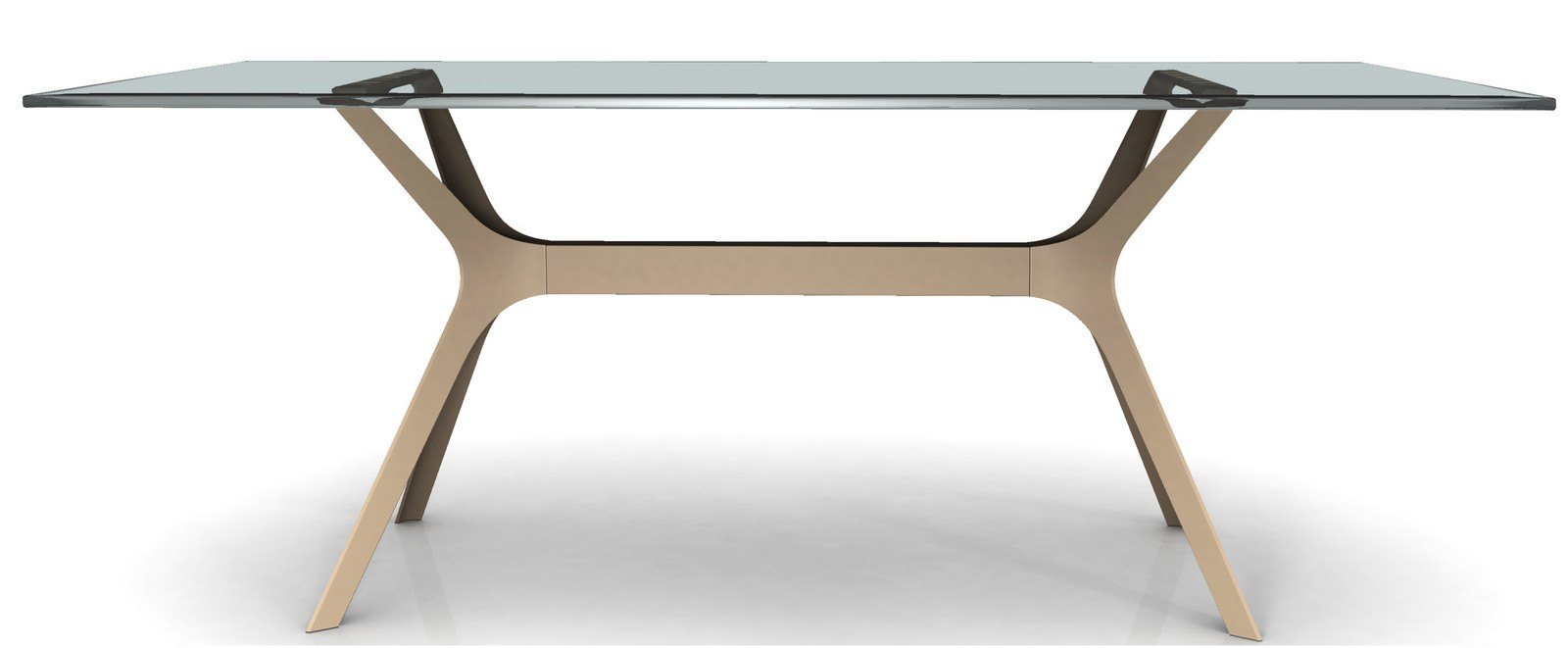 vela mesa diseno rectangular cristal rojo 03