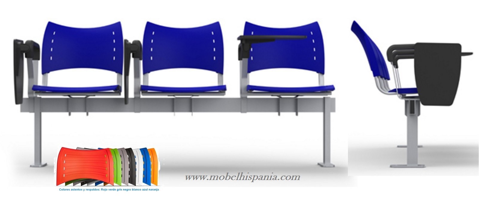 iso smart bancada politileno pala escritura 3plazas