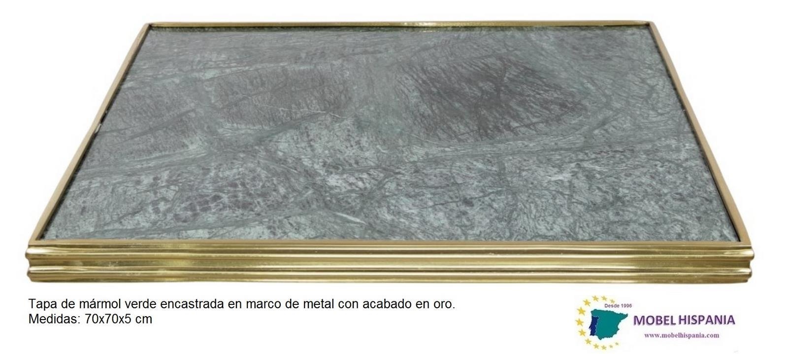 Italica-tablero-marmol-verde-aro-dorado Italica tablero marmol verde aro dorado