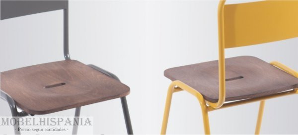 memphis silla industrial metalica madera 8 05
