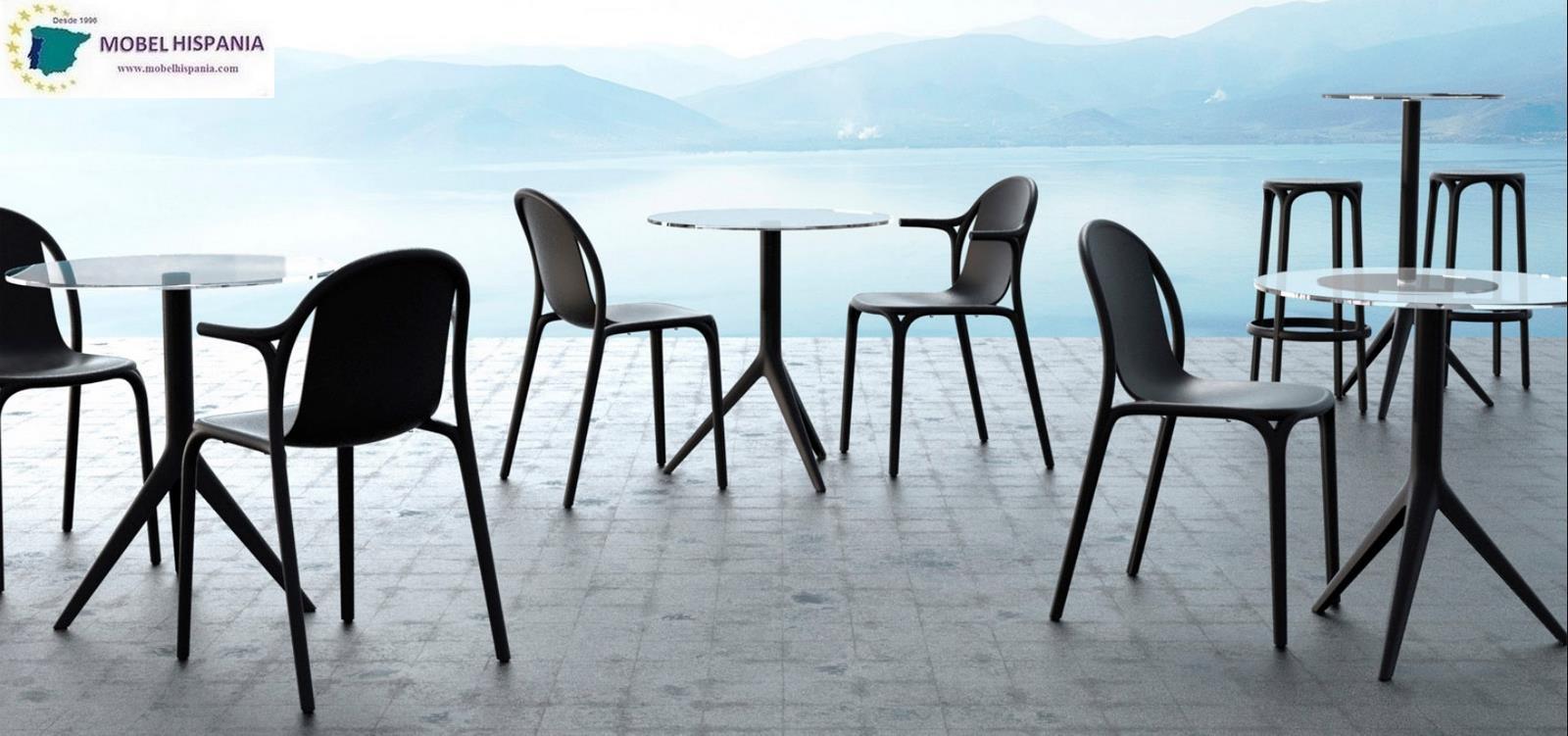 Brooklyn silla polipropileno negro 08 2