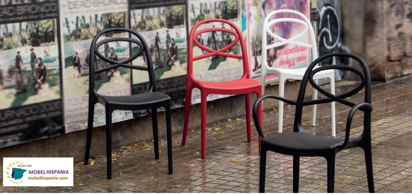 LASI silla polipropileno rojo 03 2