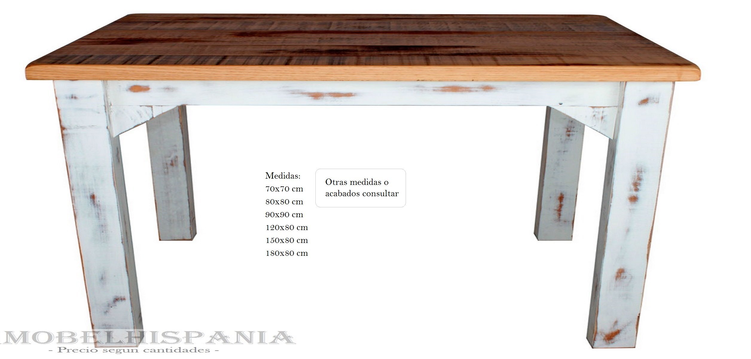 PRETTY rustica mesa madera 09