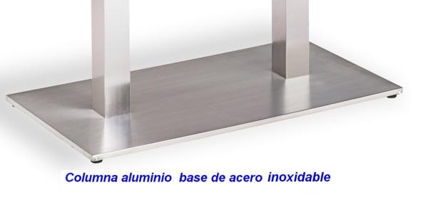 324 pie de mesa doble columna aluminio 04