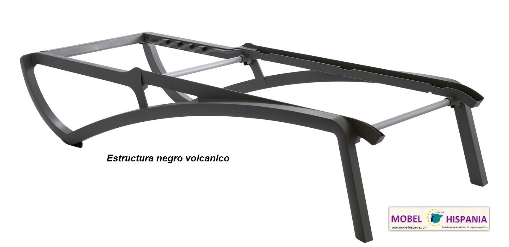 SUNSET tumbona aluminio marron tela marron 08