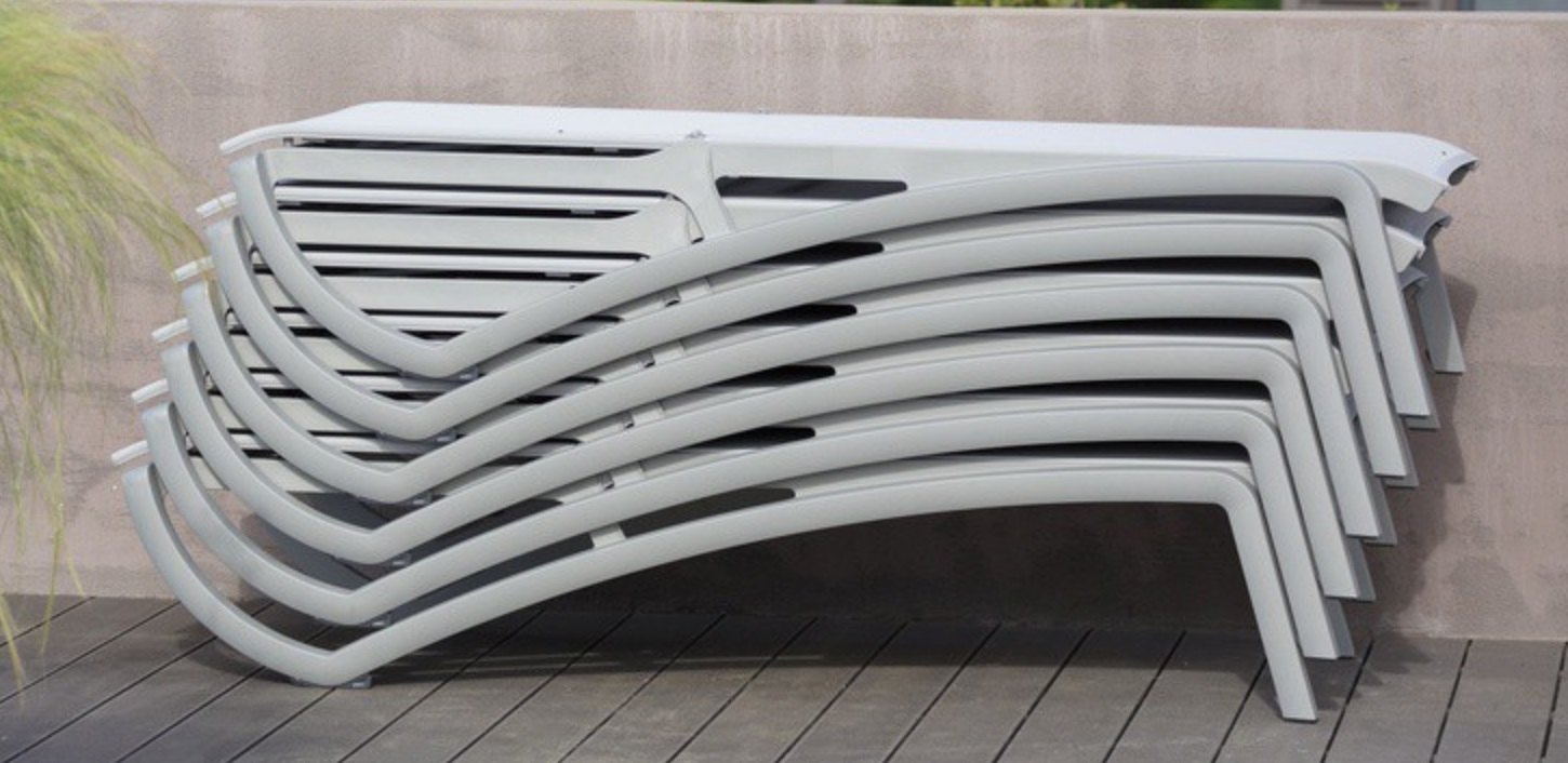 SUNSET tumbona aluminio marron tela marron 07