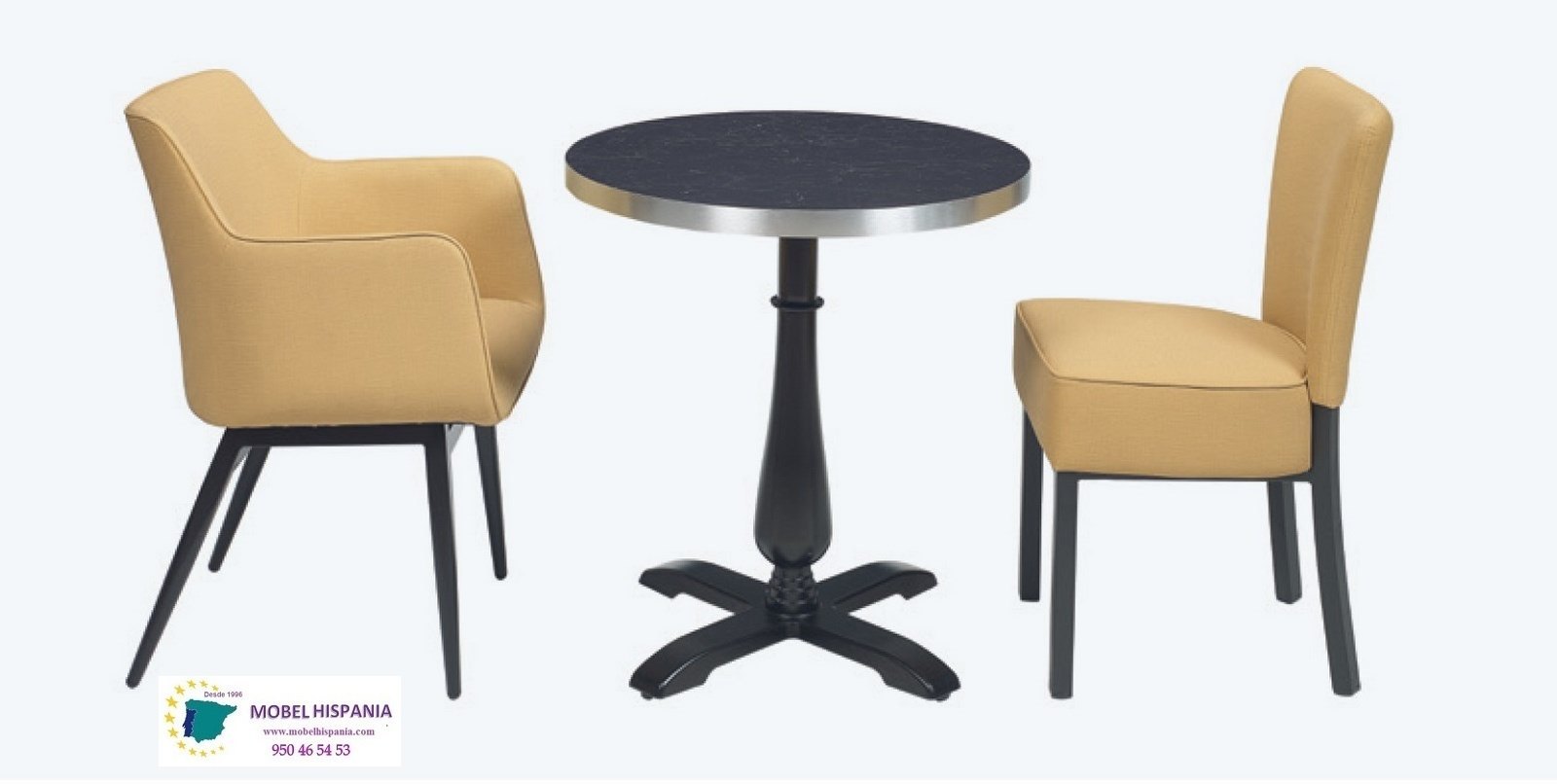 RB6629 Sillon metal negro mostaza 08