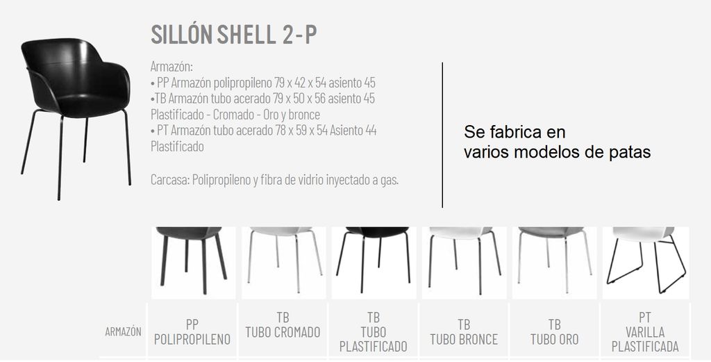 SHELL sillon cromado carbon 2 09 2