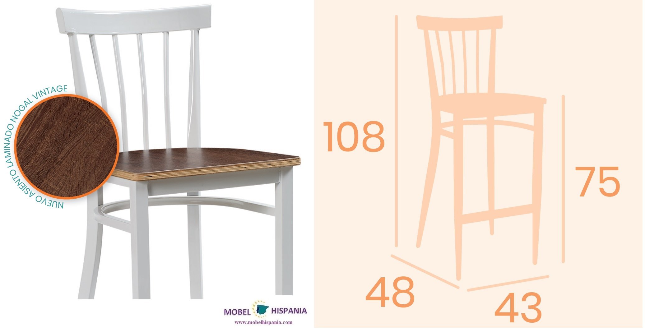 259 banqueta acero blanco asiento tapizado azul 05 1