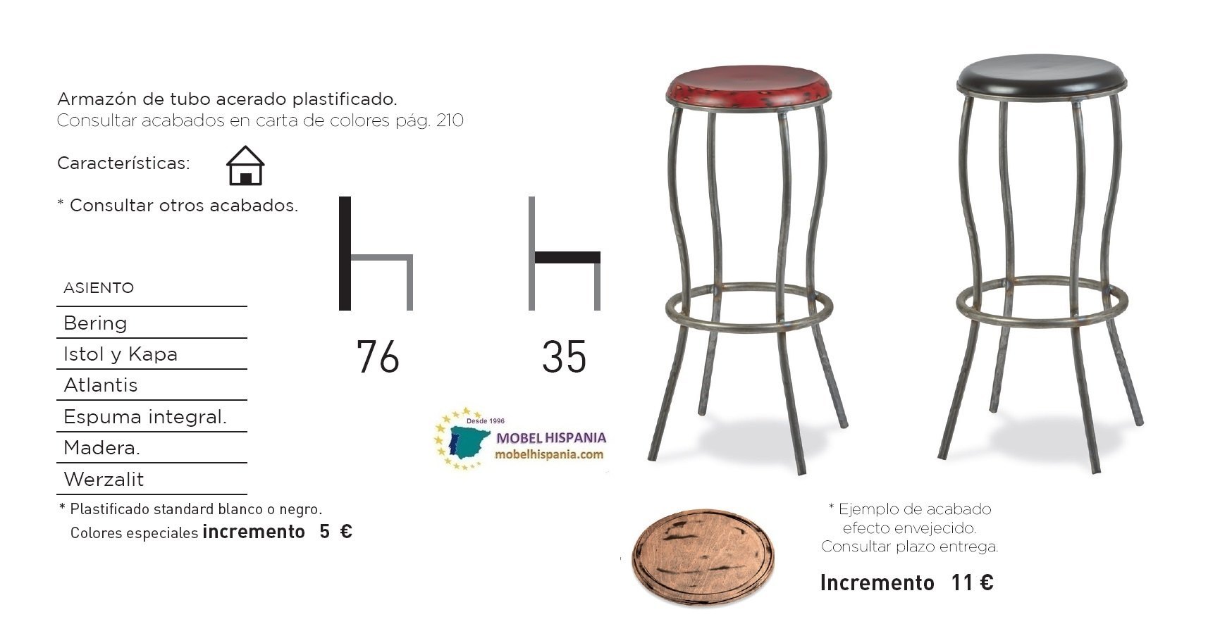 5030 taburete metal asiento color 01