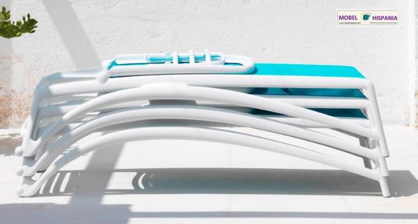 ATLANTICO Tumbona polipropileno cafe textiline tortora 05