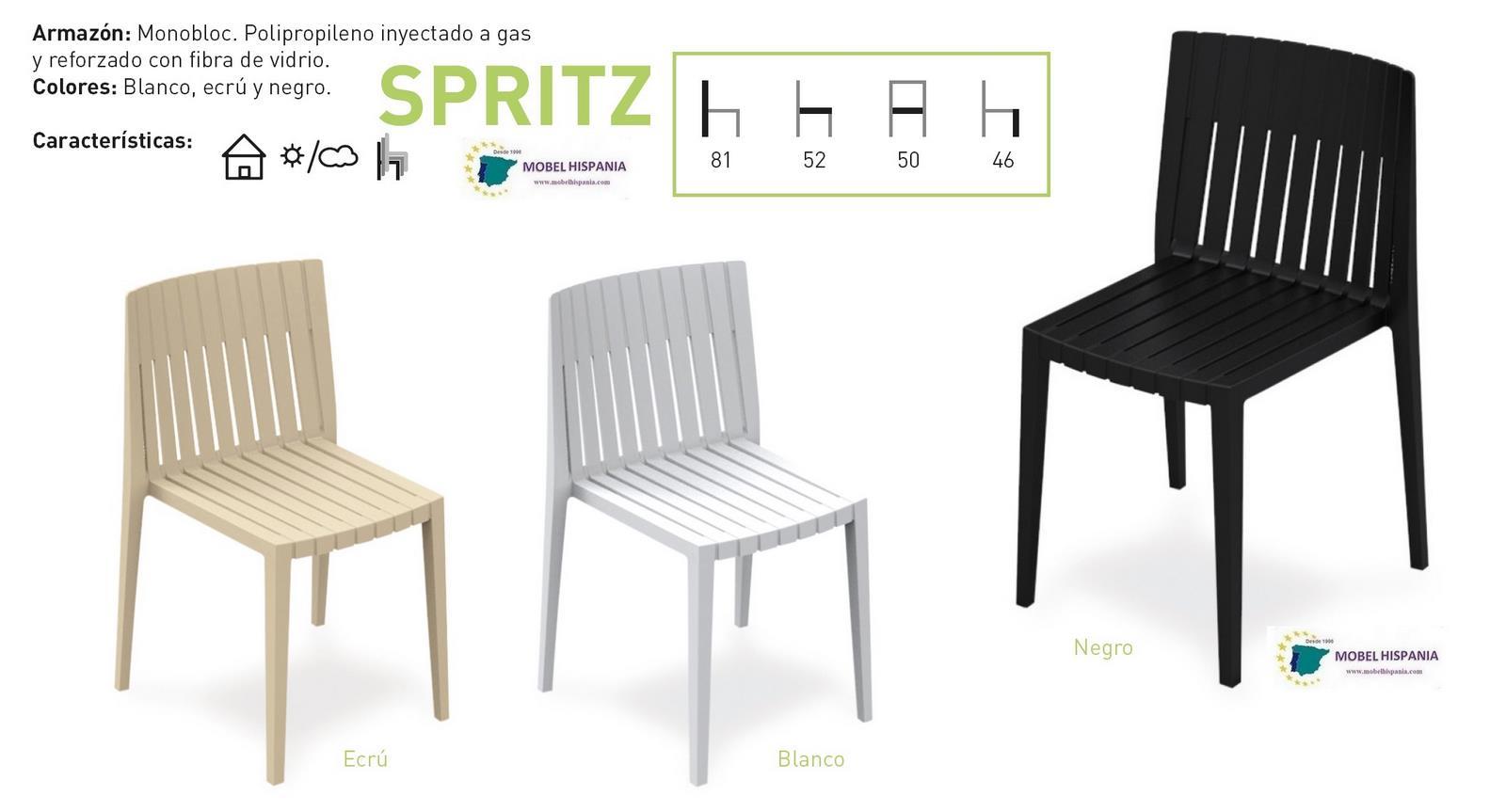 Spritz silla polipropileno blanco 02 2