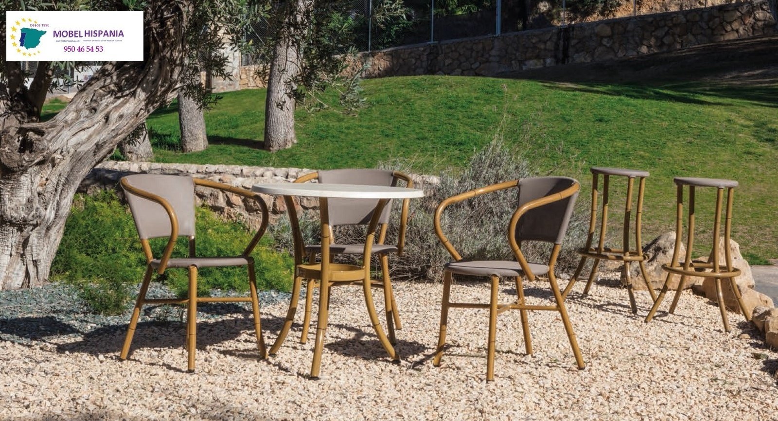 2605 Sillon aluminio bambu textiline taupe 03 1