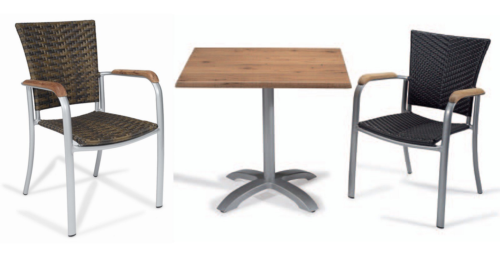 bergamo sillon aluminio medula cafe 05