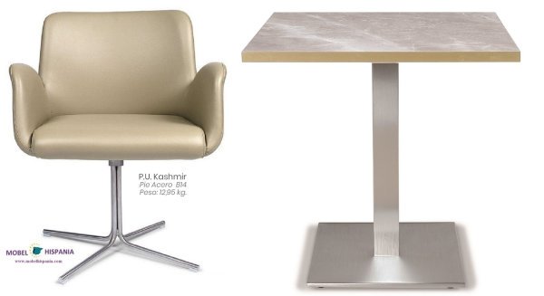 6617 pie acero asiento tapizado albero 04 1