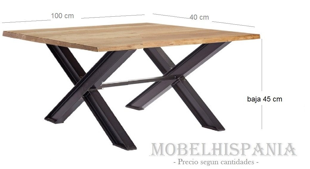 CRUZ baja mesa metalica industrial 1