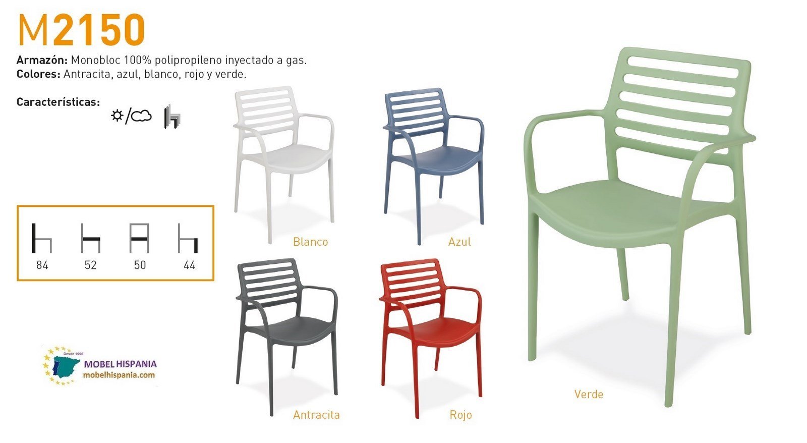 2150 sillon polipropileno blanco 01 2