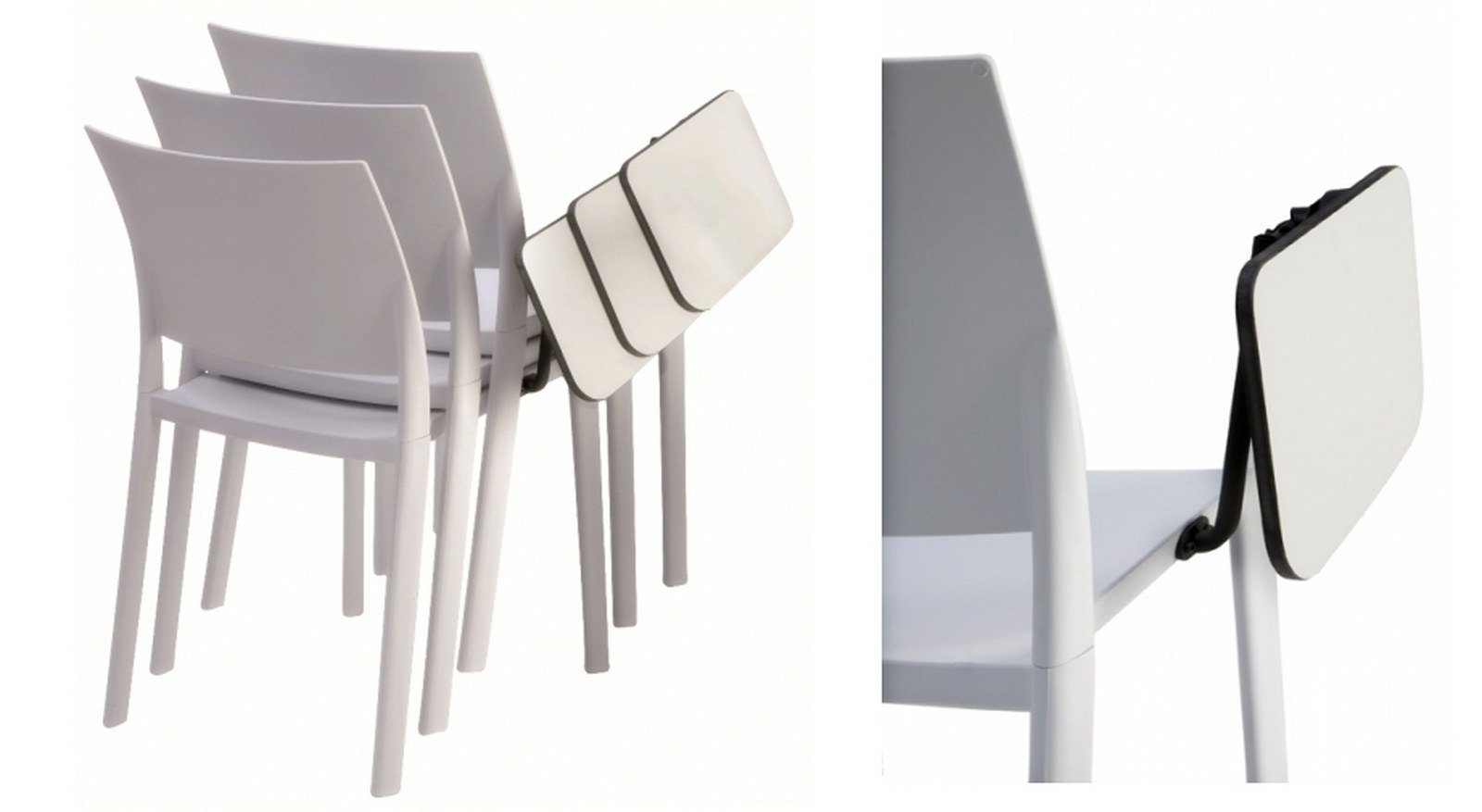 Fiona negra silla apilable mobelhispania 07 1