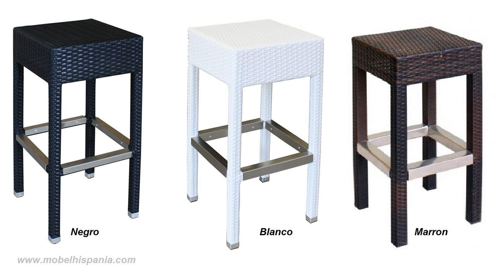 1108 taburete aluminio medula negraX 04 1