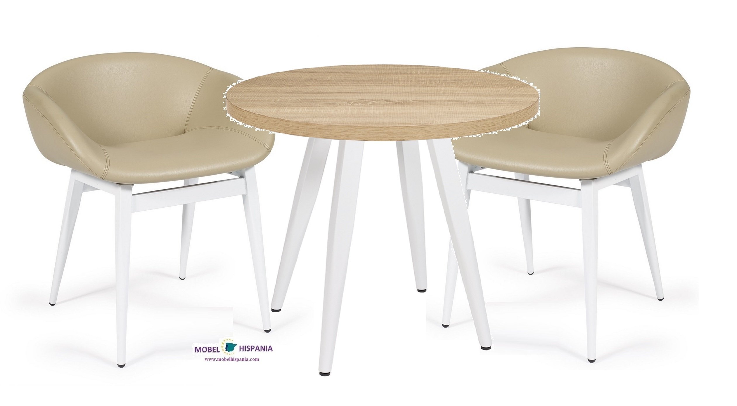 6510 silla acero negro tapizado blanco 04 1