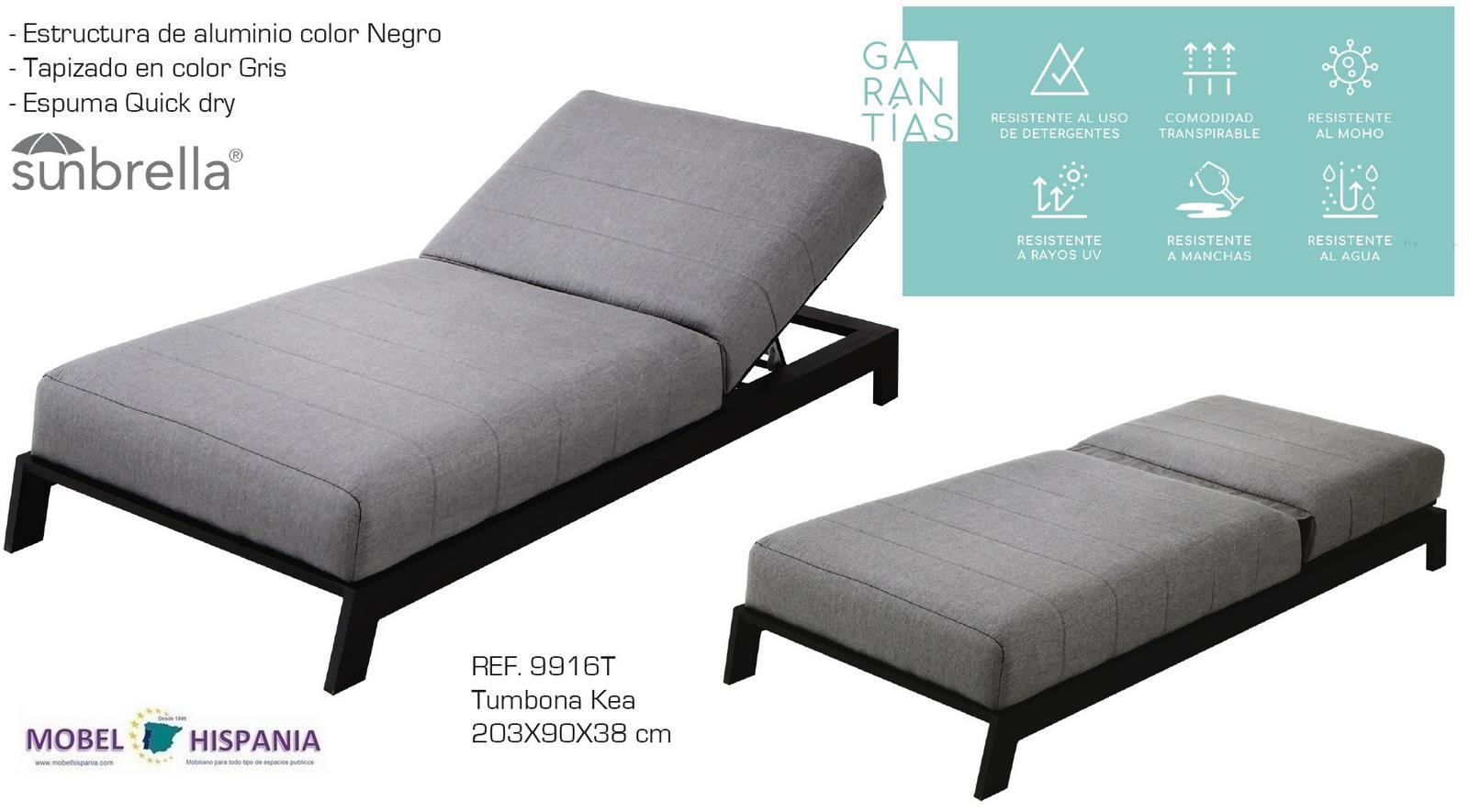 9916T-Tumbona-aluminio-tapizada_01 9916T Tumbona aluminio tapizada 01