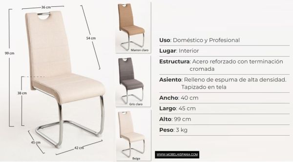 Pauli Tela marron claro w 02