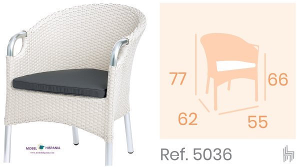 5036 Sillon aluminio medula antracita 01