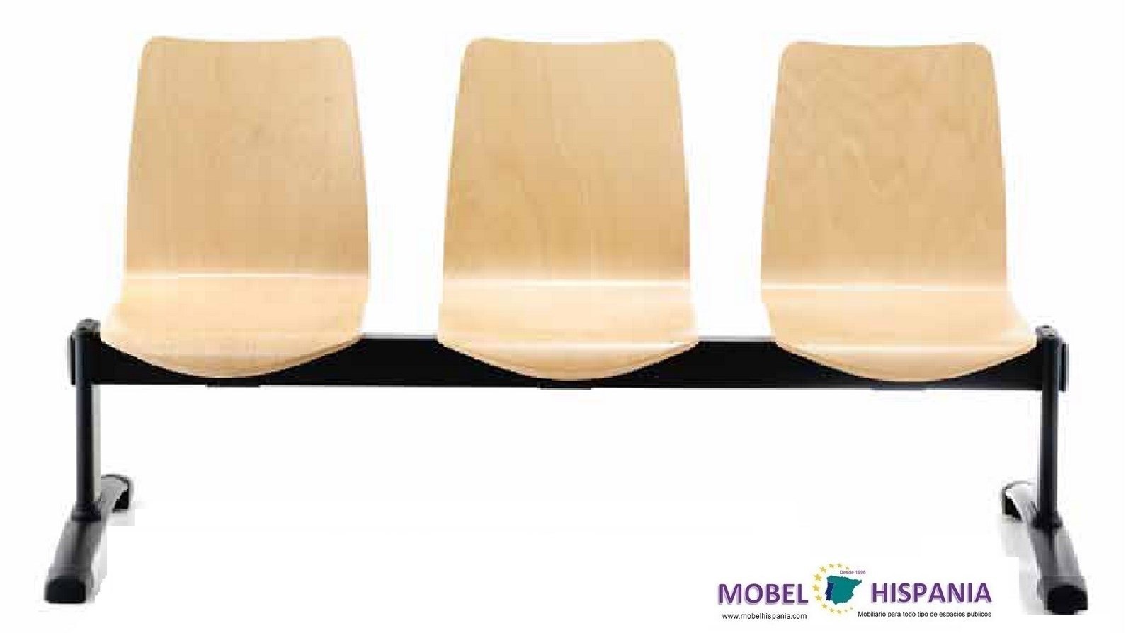 BCDA Bancada 3plazas madera