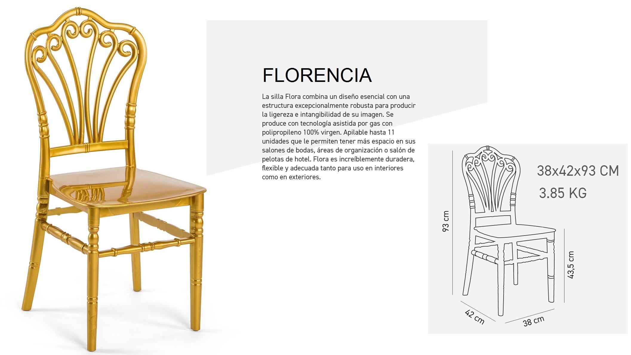 flora silla eventos polipropileno dorada 01 4