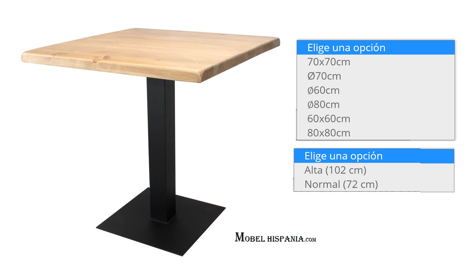 FERRO mesa negra tapa madera 02