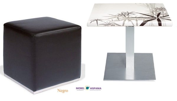 Puf cuadrado negro 02 scaled