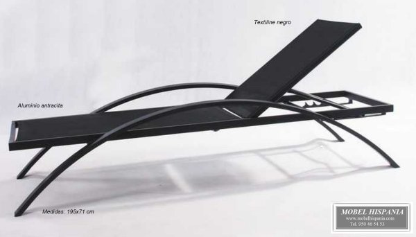 lisy tumbona aluminio blanco textiline taupe 01