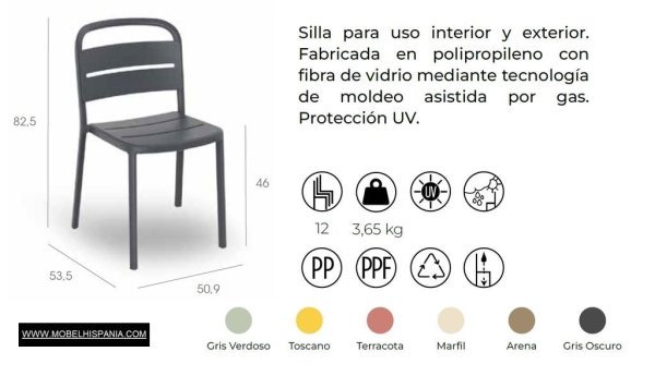 Como silla toscano w 08 2