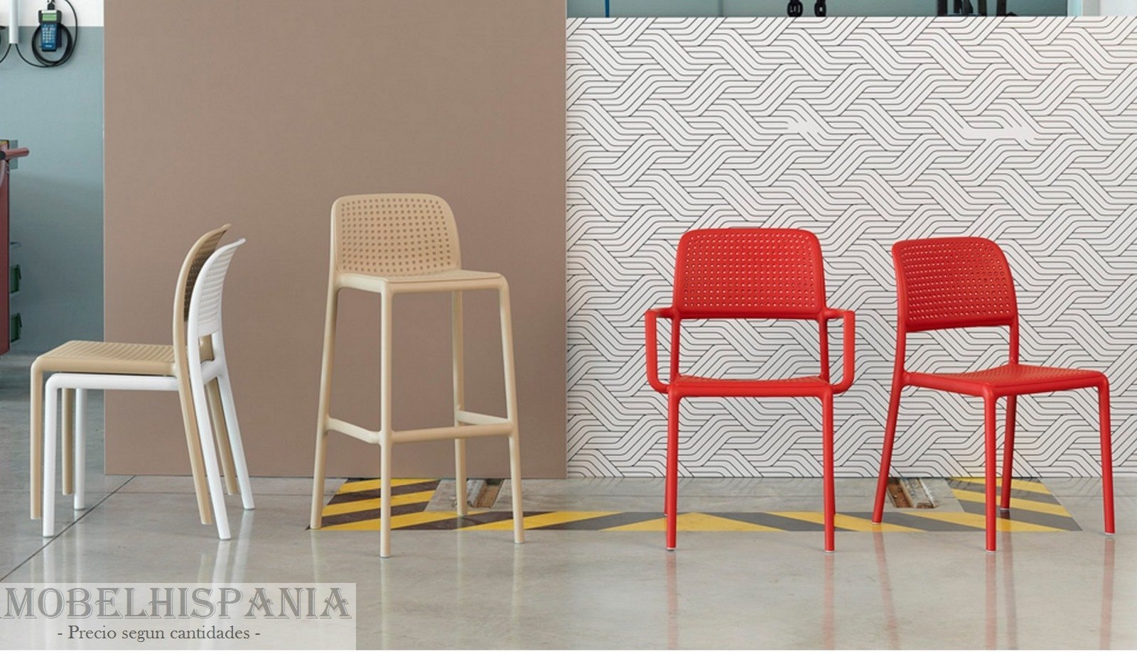 lido celeste taburete polipropileno 08 2