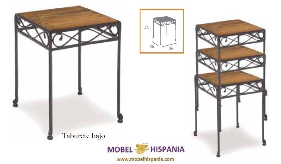 CANDIL sillon forja vintage teka 07