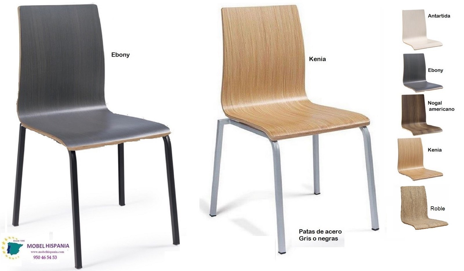 192 silla metal negro asiento nogal 04 1