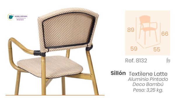 8132 deco bambu textilene Dorado 04 1