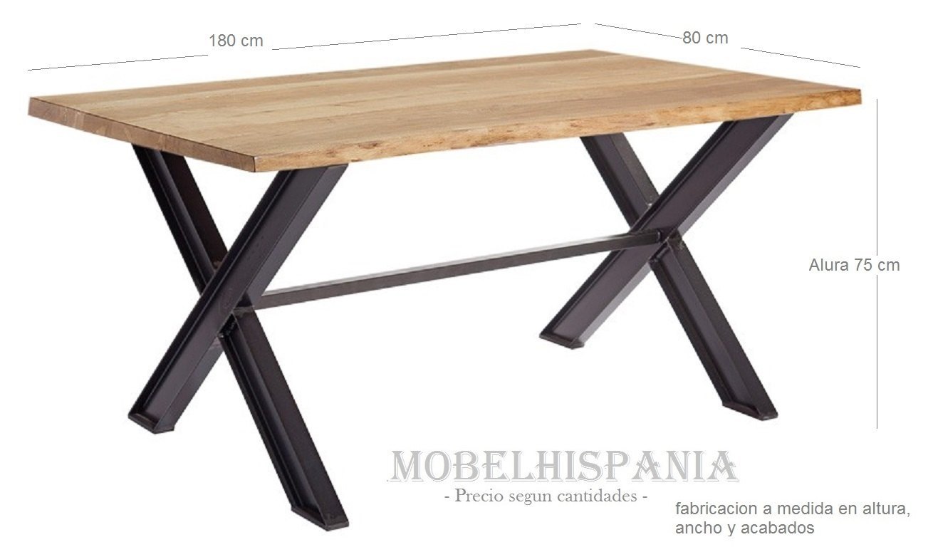 CRUZ mesa metalica industrial 3