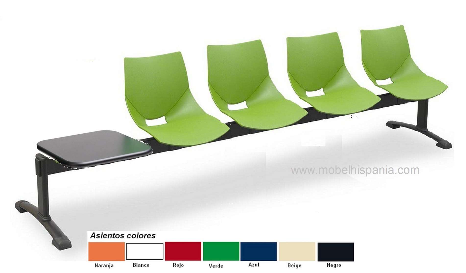 calipso bancada verde 3plazas 11